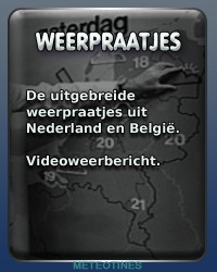 weerpraatje Nederland Belgie video weerpraatje