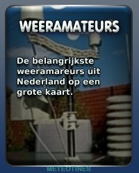 weerstations meteostations Nederland Belgie weeramateur kaart